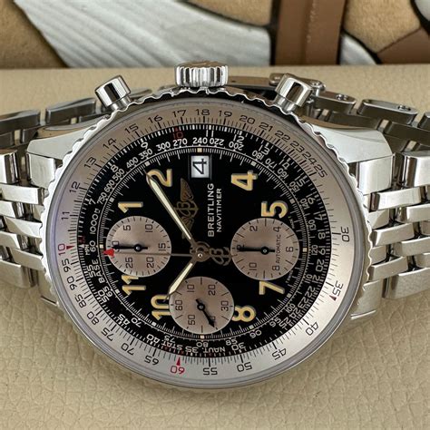 breitling old navitimer ref a13022 quadrante gold|breitling navitimer a13322.